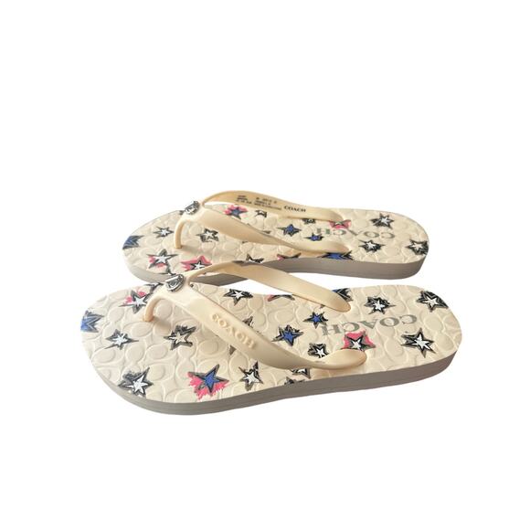 Coach Abbigail flip-flops 5B M - Picture 1 of 5